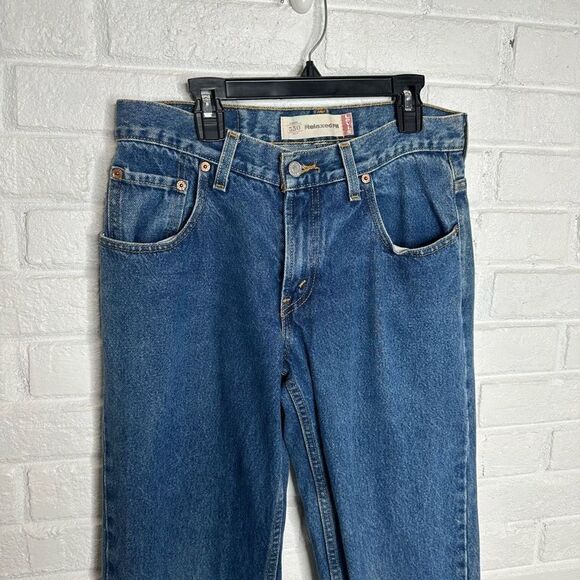 Levis 550 Relaxed Fit Straight Jeans Size 10 Husky 30x26 - Picture 2 of 8
